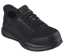 200206EC Skechers Slip-ins Work: Tilido - Fletchit férfi munkavédelmi cipő S1 PL SR ESD