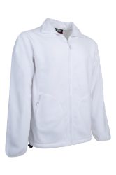 POLÁR PULÓVER CIPZÁROS FEHÉR