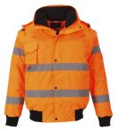 HI-VIS CLASSI 3 AZ 1-BEN JÓLLÁTHATÓSÁGI BOMBER DZSEKi